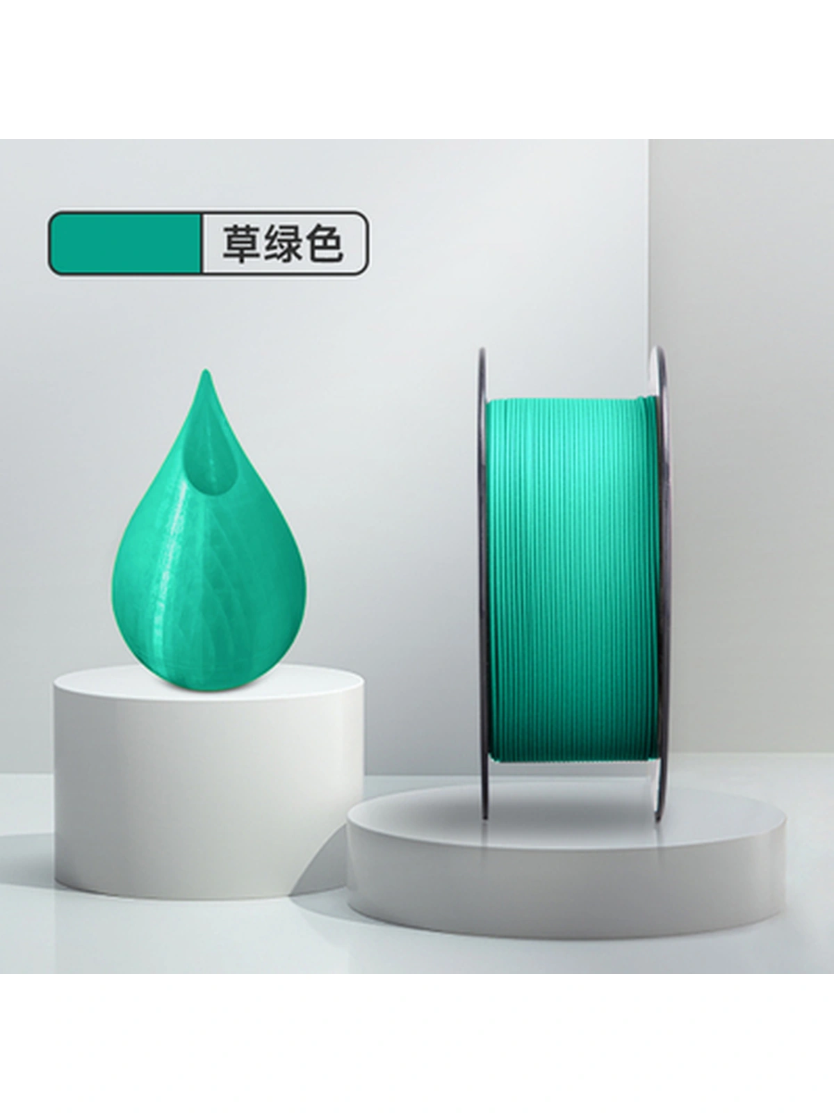 PLA Meta пластик Wan plast зеленый 1.75 мм 1 кг