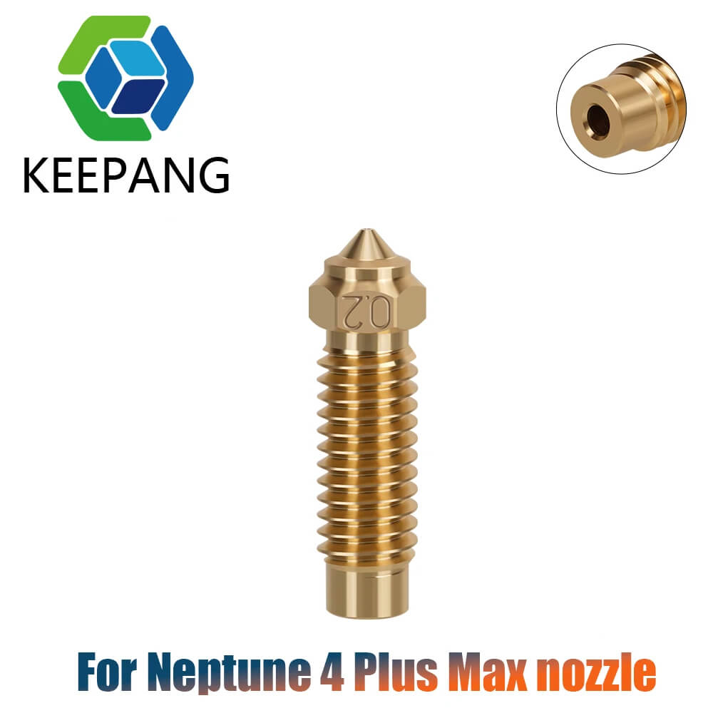 Латунное сопло Elegoo Neptune 4 Plus\Max 1.75 мм, 0,2 мм