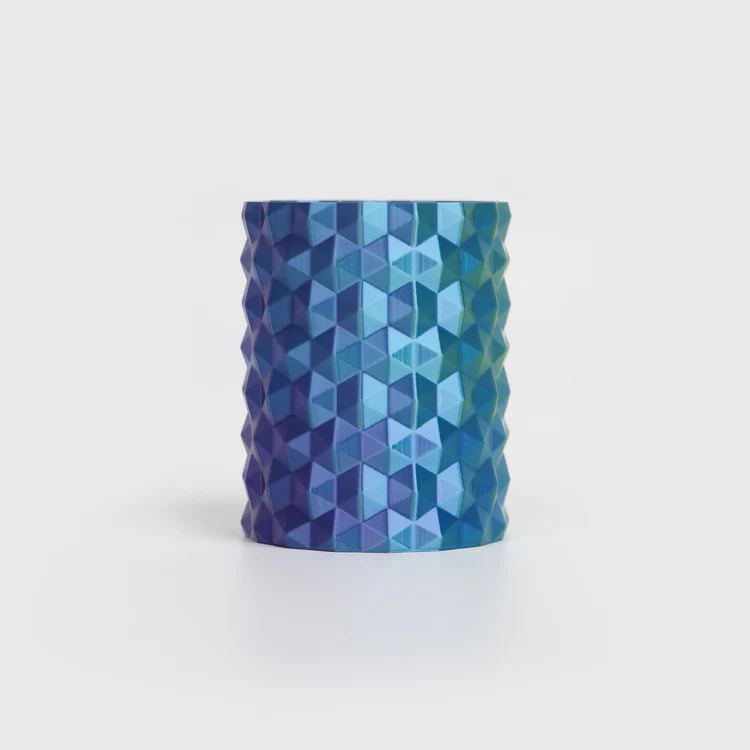PLA Silk Tri Color пластик Blue Purple Yellow Синий фиолетовый жёлтый R3D 1.75 мм 1 кг