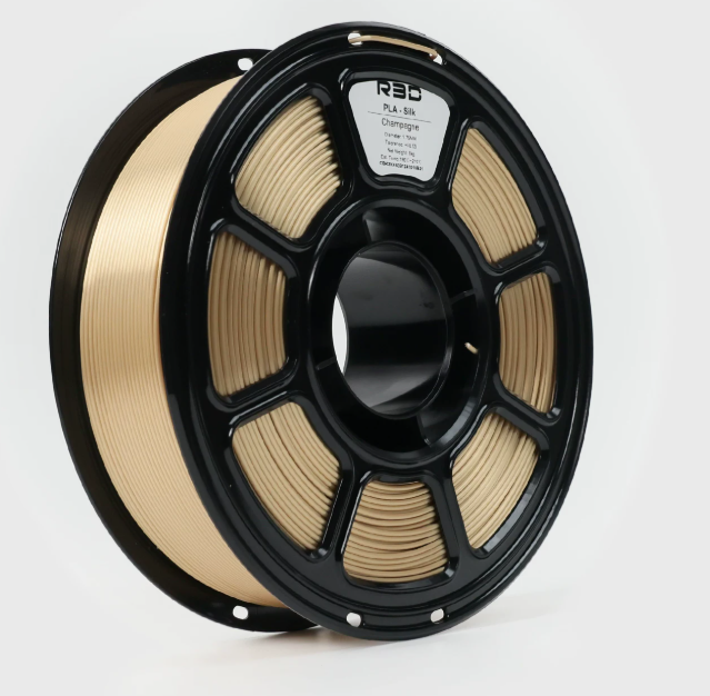PLA Champagne пластик Шампанское Silk Plus (шелковый) R3D 1.75 мм 1 кг