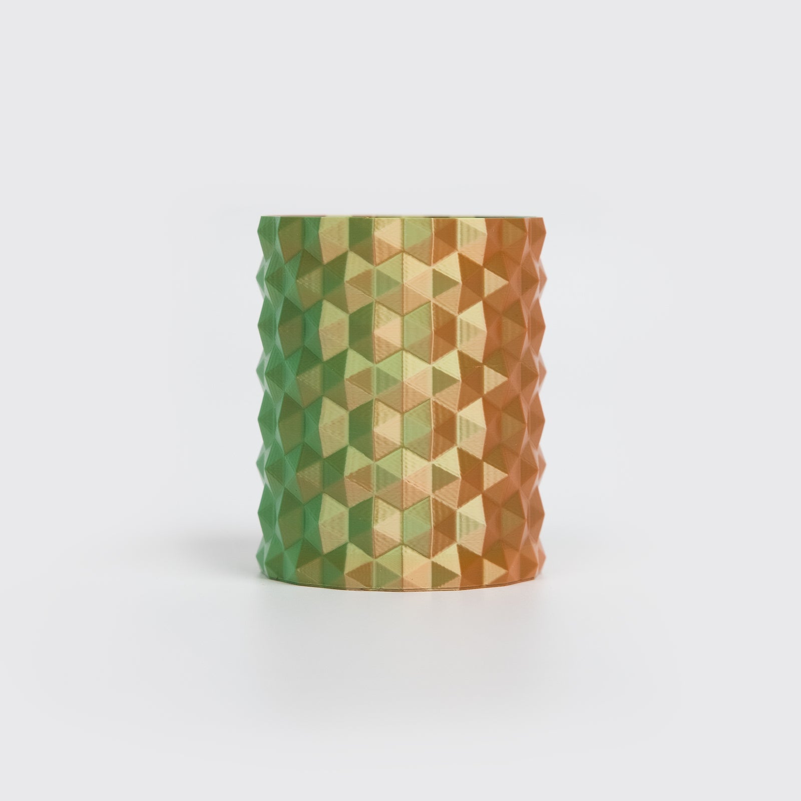 PLA Silk Dual-Color пластик Green Orange Зелёный оранжевый R3D 1.75 мм 1 кг