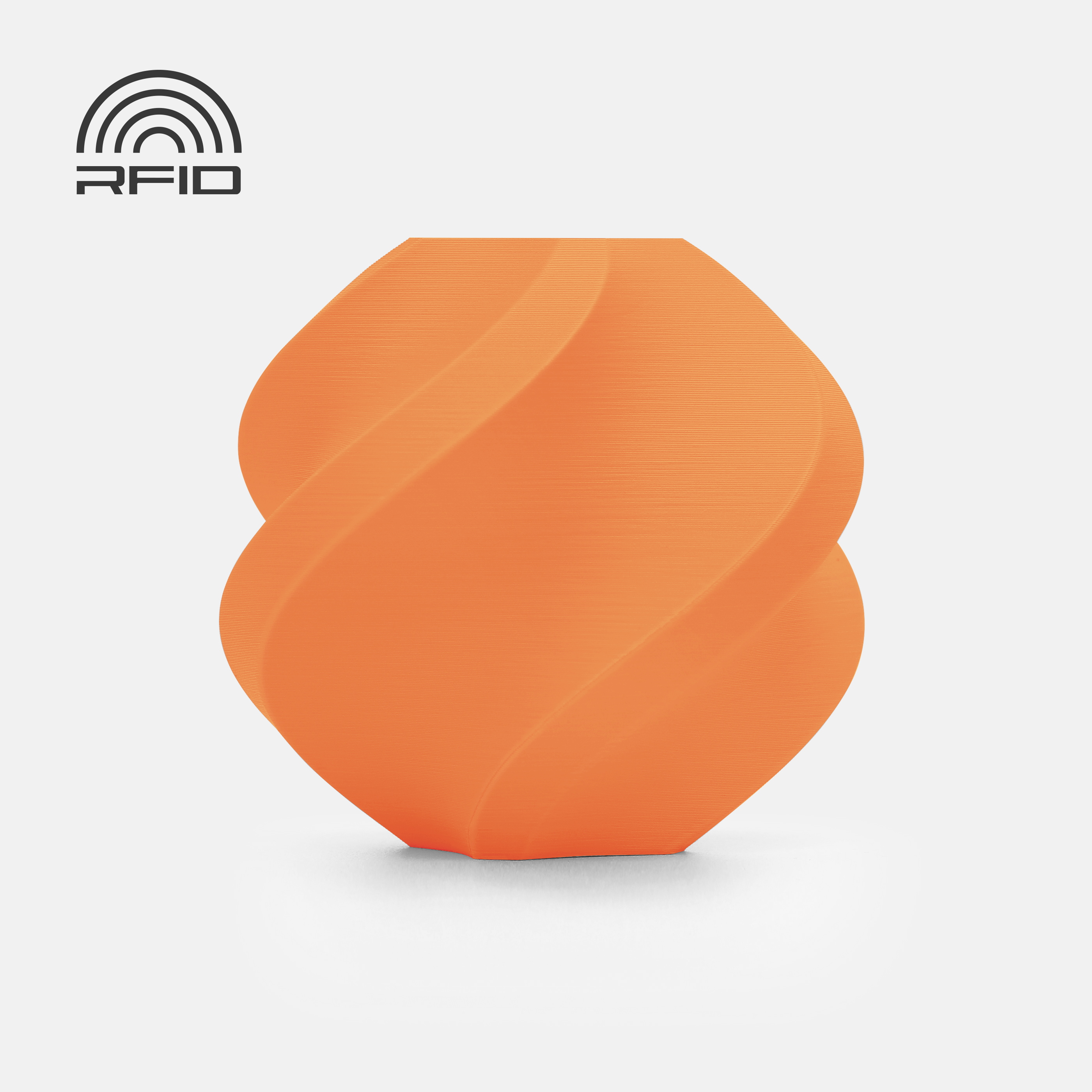 Филамент Bambu Lab PLA Matte RFID (без катушки) Matte Mandarin Orange (11300) A01-A2 - 1 кг