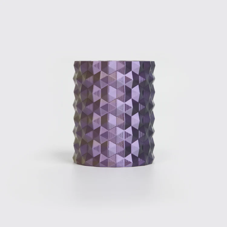 PLA Silk Tri Color пластик Purple Gold Black Фиолетовый золотой чёрный R3D 1.75 мм 1 кг