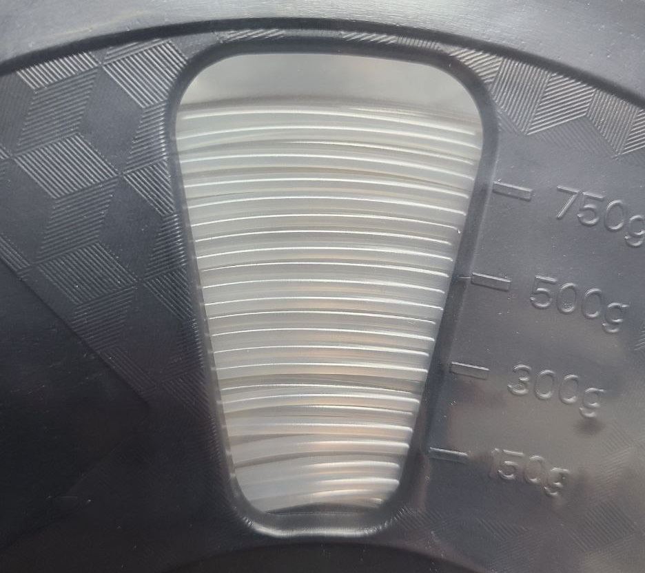 TPU 72D (жесткий) пластик Wan plast серый полупрозрачный 1.75 мм 1 кг