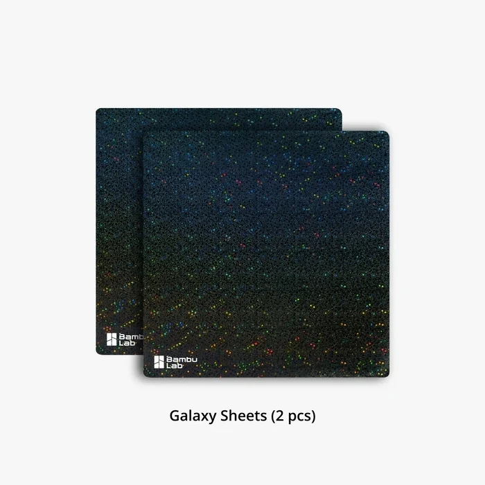 Galaxy Surface Sheet Bambu Lab Наклейка для Стола 2 шт. поверхность Галактика P1 X1 A1 FAP015