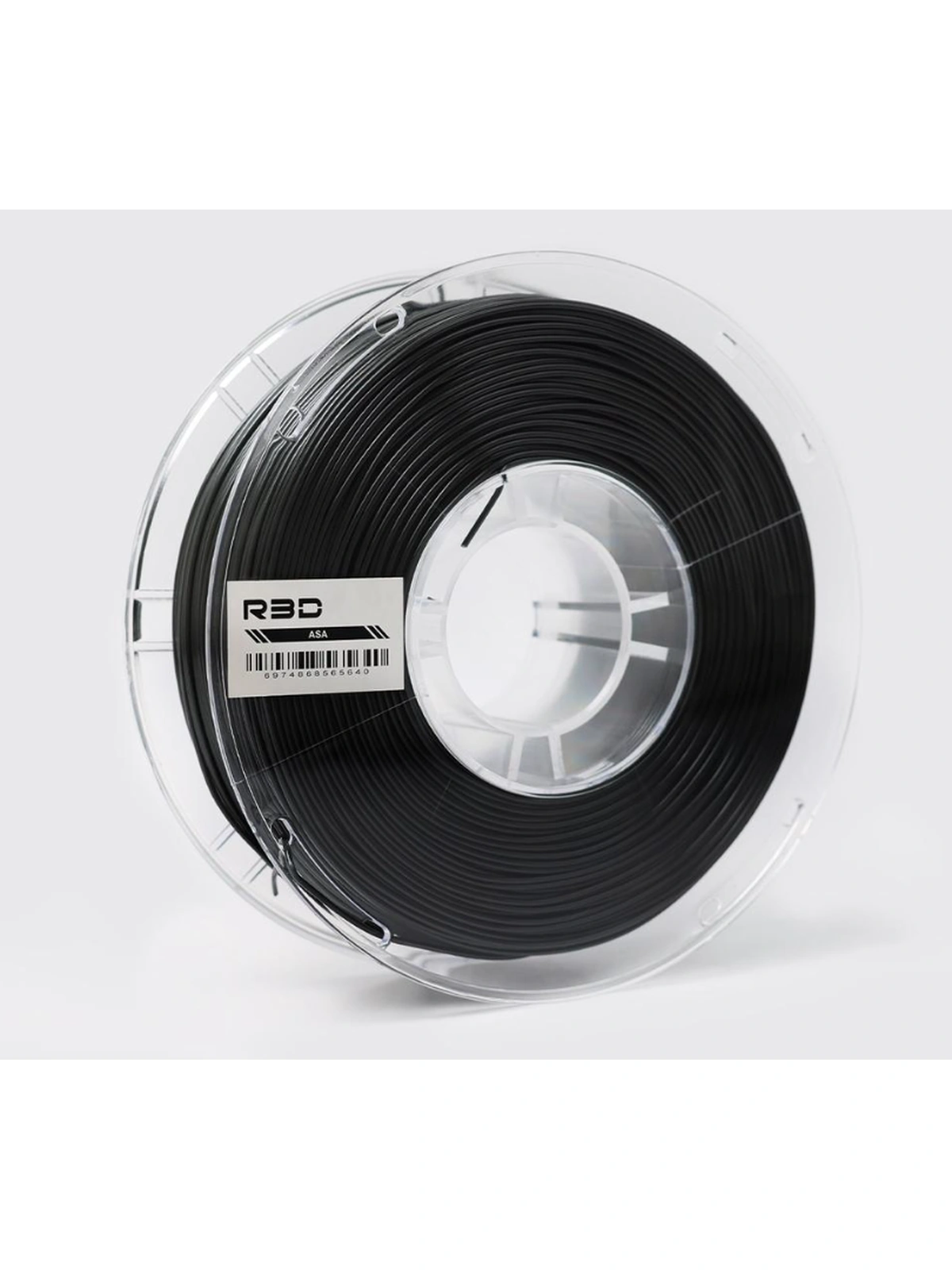 ASA Black пластик Черный Ультрафиолетостойкий R3D 1.75 мм 1 кг