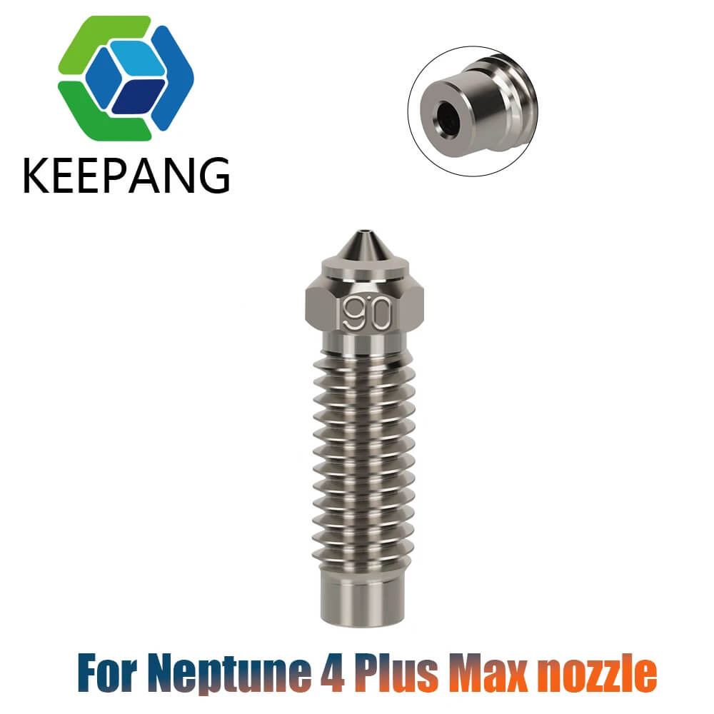 Сопло Elegoo Neptune 4 Plus\Max медное никелированное 1.75 мм, 0,8 мм