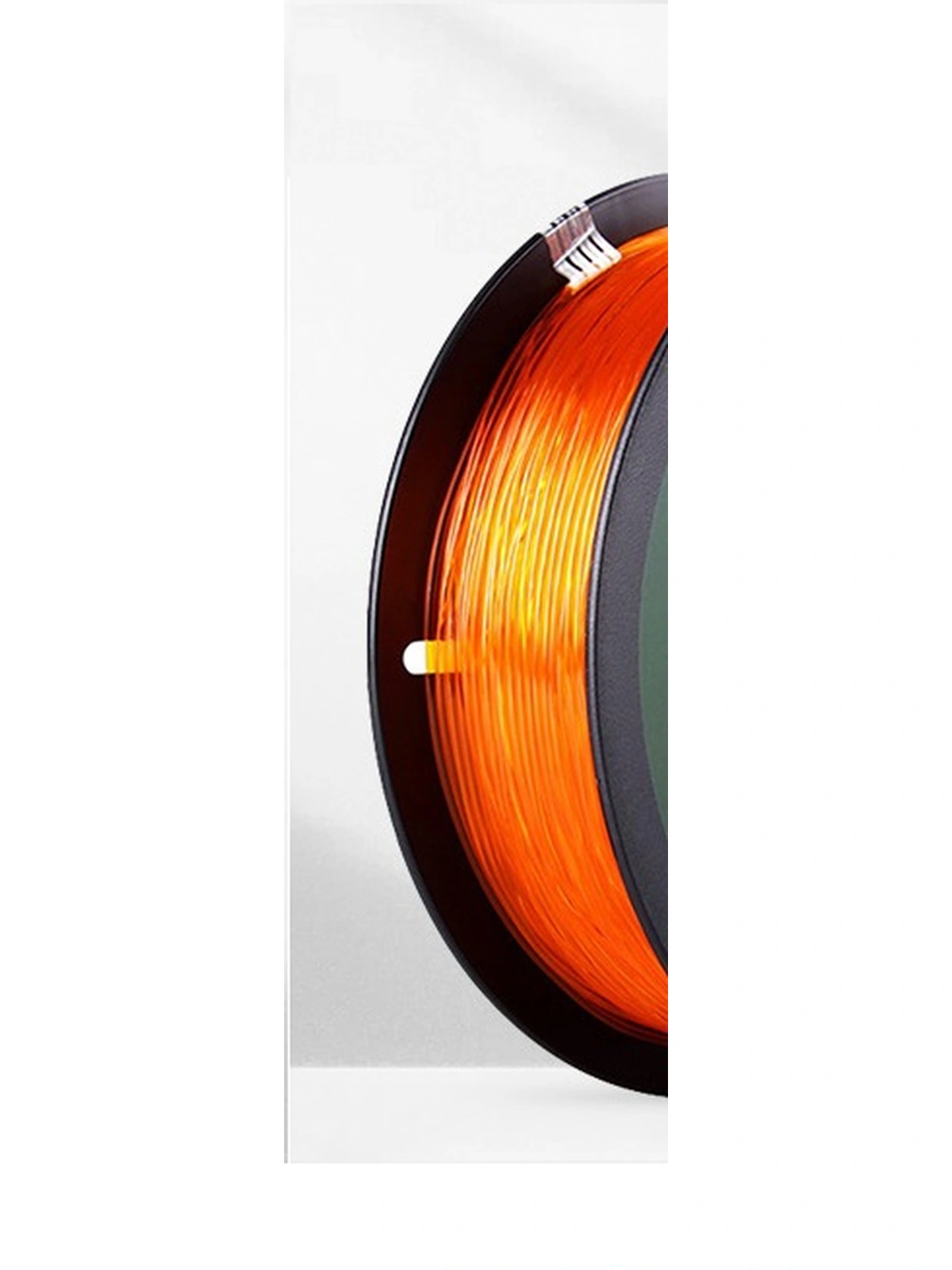 Flex (TPU 95a) пластик Wan plast полупрозрачный оранжевый 1.75 мм 0.8 кг