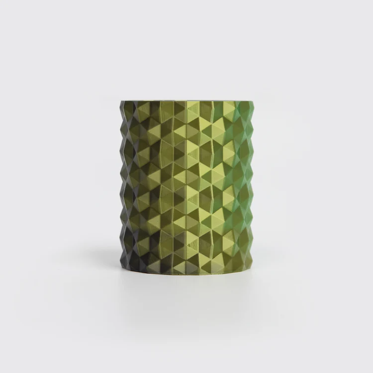 PLA Silk Tri Color пластик Gold Green Black Золотой зелёный чёрный R3D 1.75 мм 1 кг