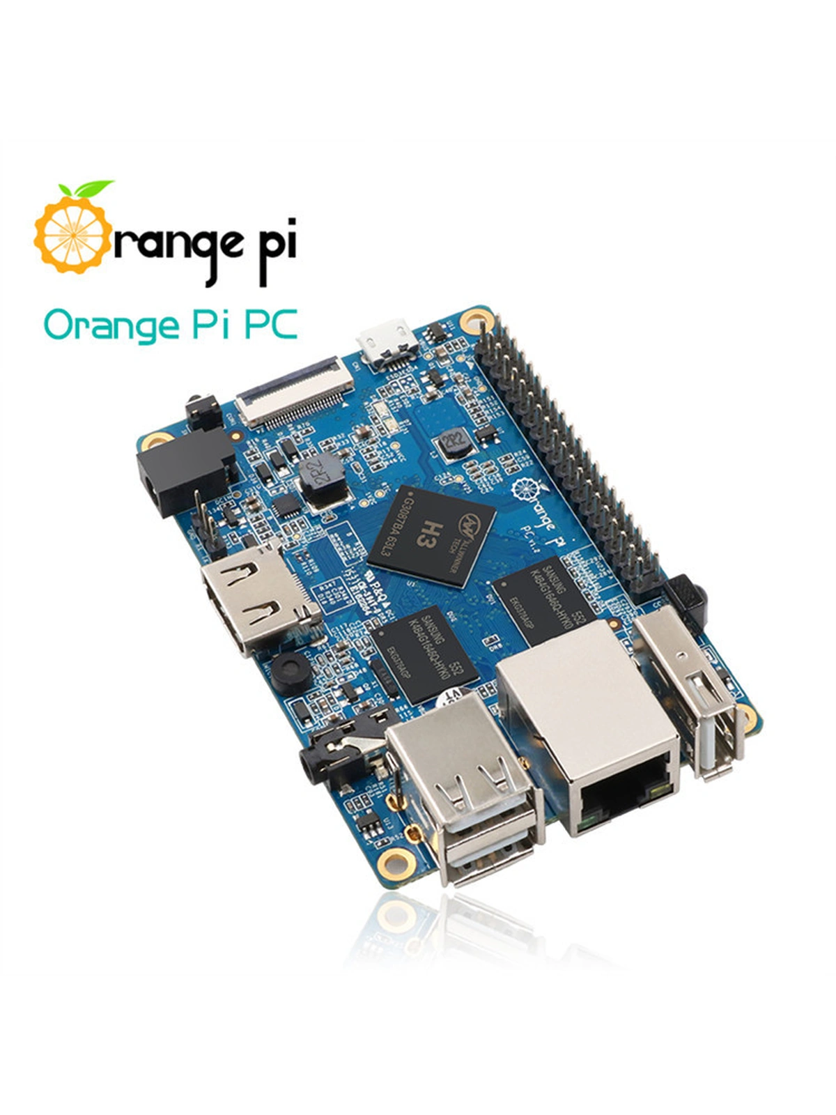 Плата разработки Orange Pi PC Arm H3 1.6G 1GDDR