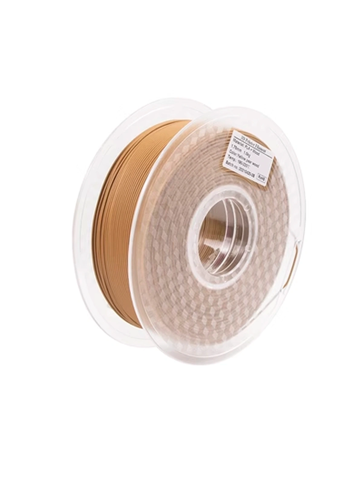 PLA Wood (древесный) Wan plast Желтое дерево Хуанхуали 1.75 мм 1 кг