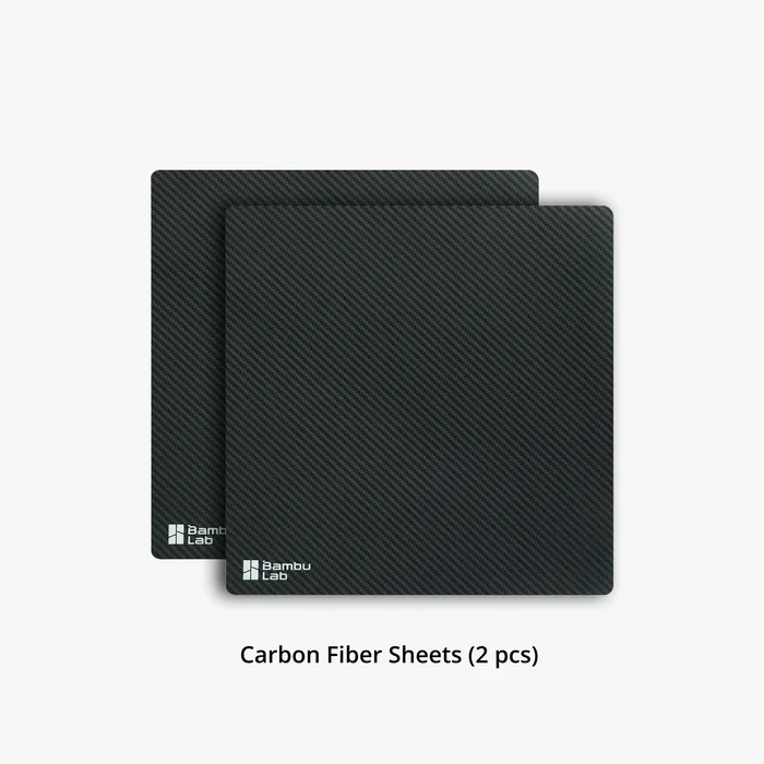 Carbon Surface Sheet Bambu Lab Наклейка для Стола 2 шт. поверхность Карбон P1 X1 A1 FAP017
