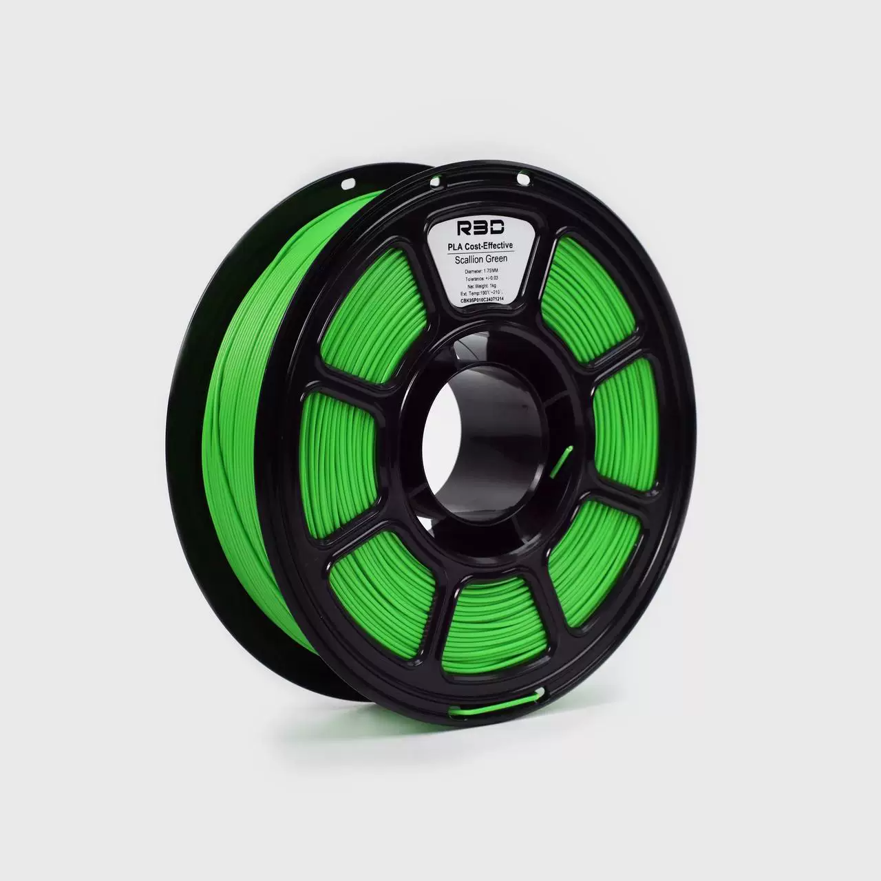 PLA пластик R3D Зеленый лук Scallion Green High-Speed 1.75 мм 1 кг