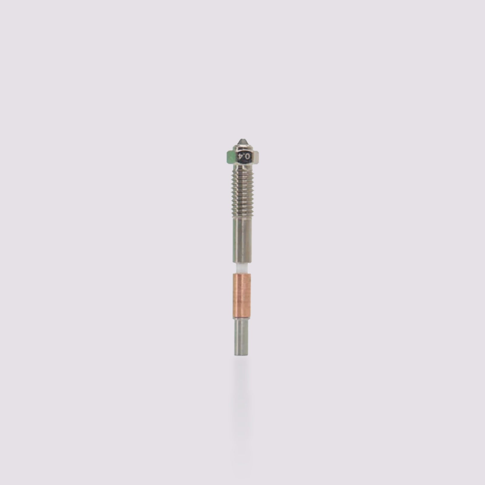 Биметаллическое сопло с карбидом вольфрама 0.4 мм (Tungsten Carbide Bimetal Nozzle 0.4 mm, 1 pc) для 3D принтера QIDI Plus4