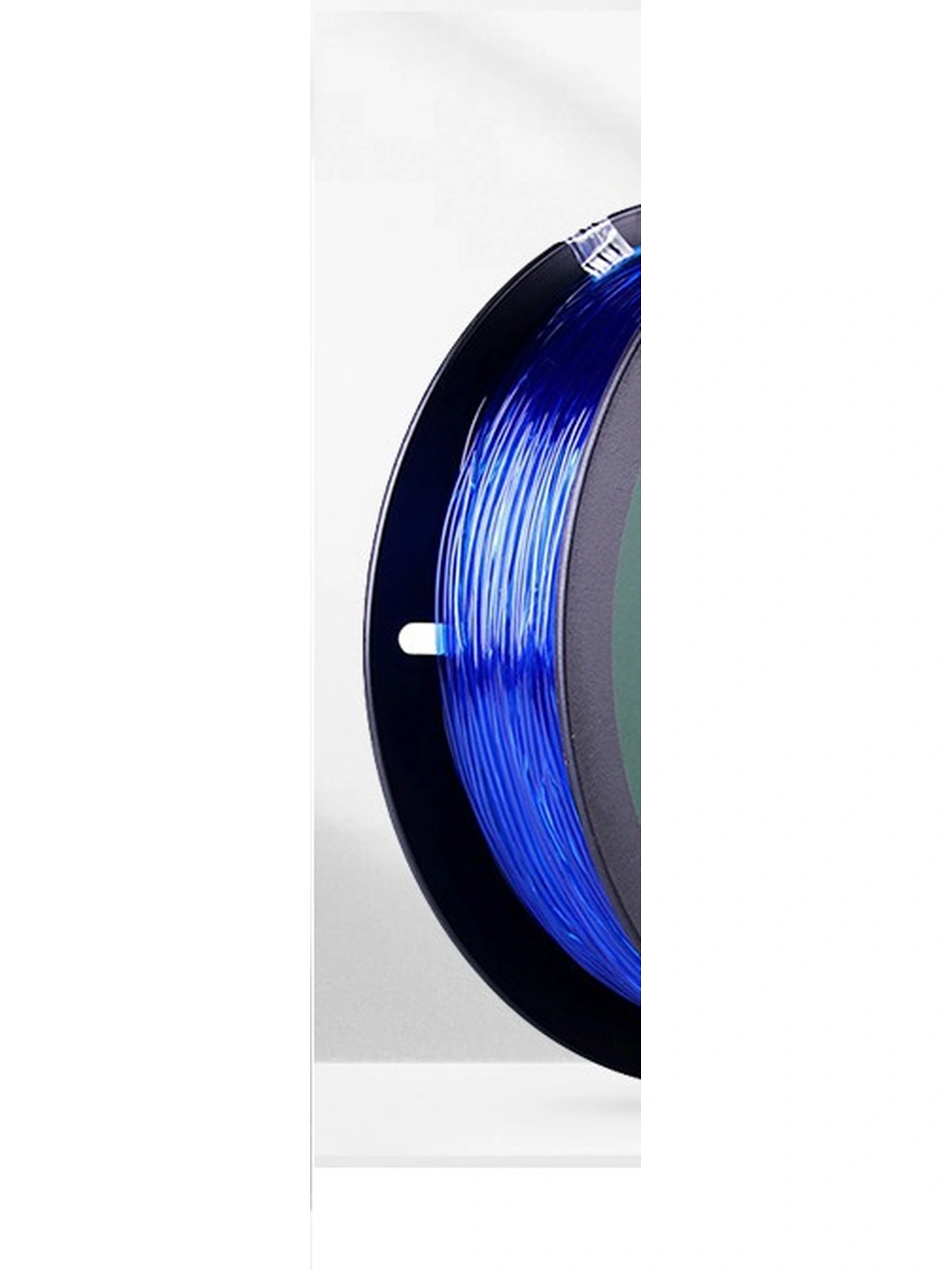 Flex (TPU 95a) пластик PinRui полупрозрачный синий 1.75 мм 0.8 кг