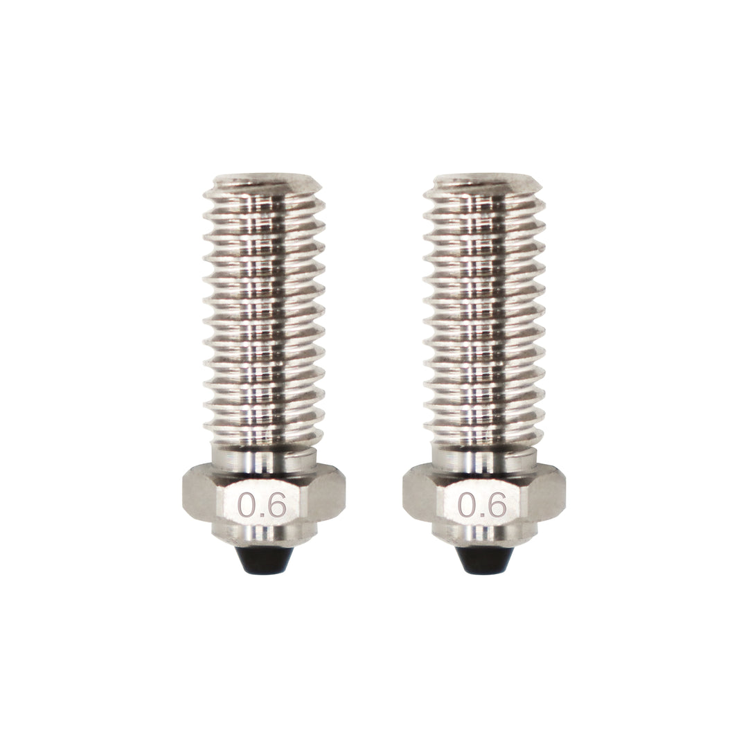 Биметаллические сопла 0.6 мм (Bimetal Nozzles 0.6 mm, 2 pcs) для 3D принтера QIDI Q1 Pro