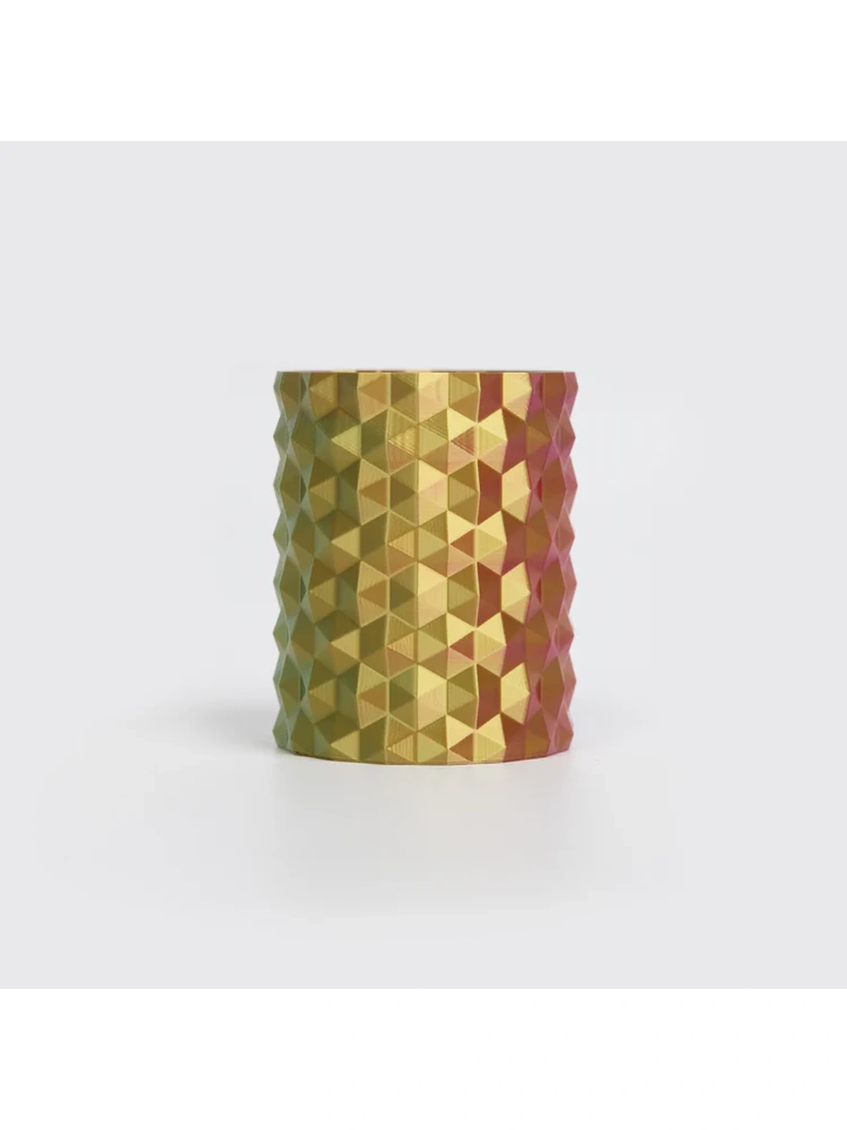 PLA Silk Tri Color пластик Gold Green Fuchsia Золотой зелёный фуксия R3D 1.75 мм 1 кг
