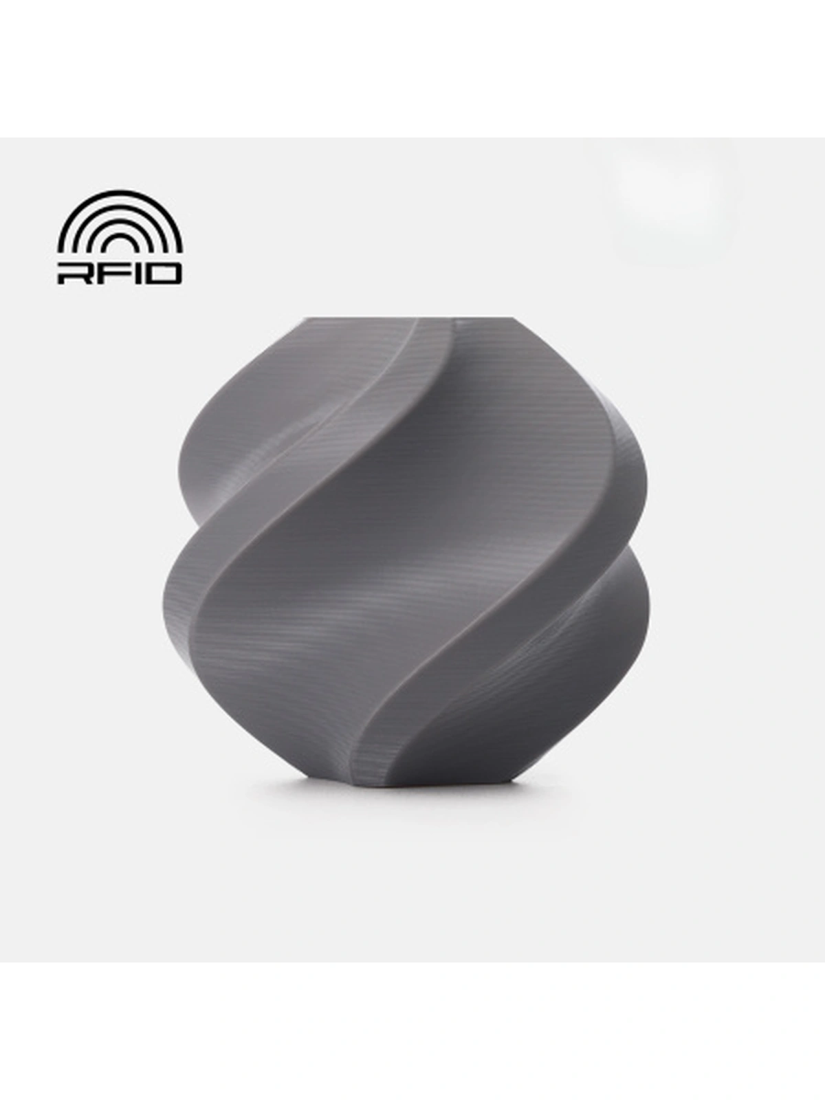 Пластик Bambu Lab PETG Basic RFID (без катушки) Gray (30107) G00-D00 - 1 кг