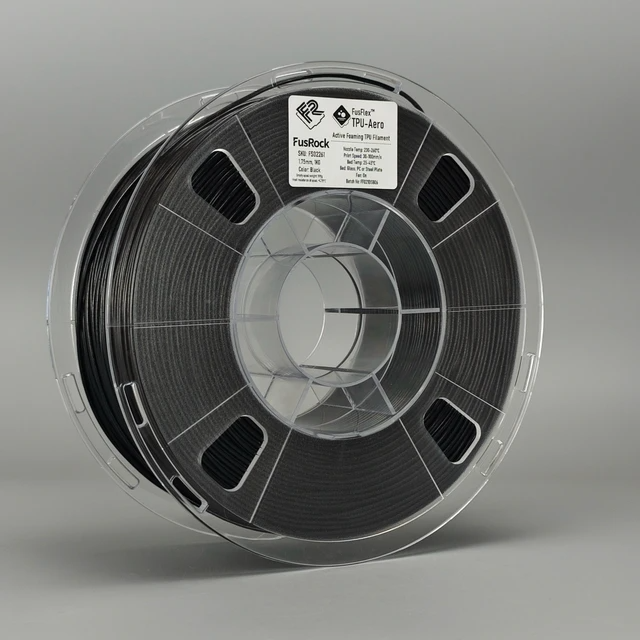 TPU-Aero пластик FusRock черный 1.75 мм 1 кг