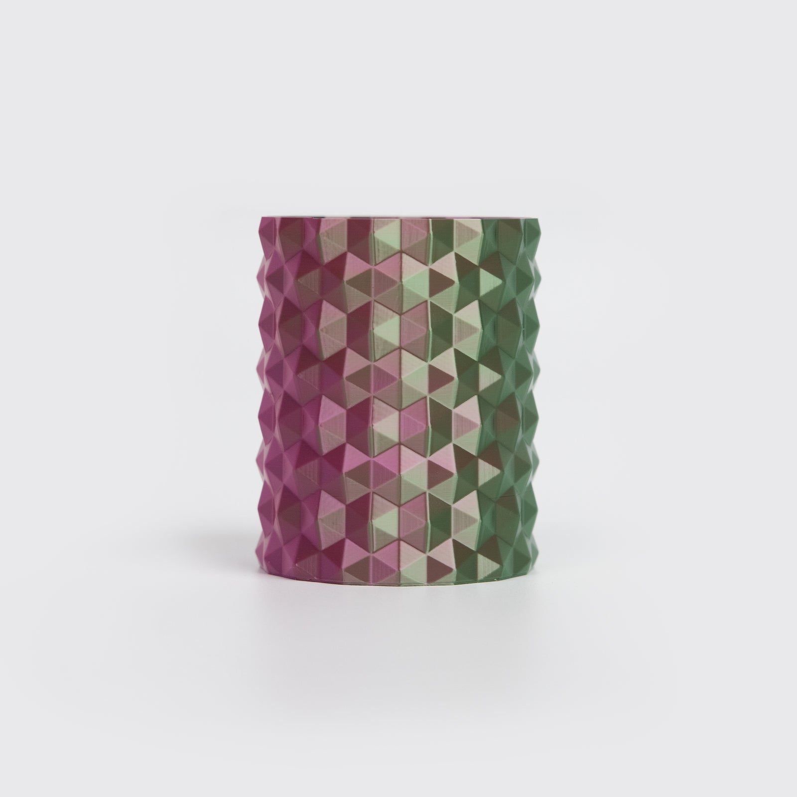 PLA Silk Dual-Color пластик Rose-Red Green Розово-красный зелёный R3D 1.75 мм 1 кг