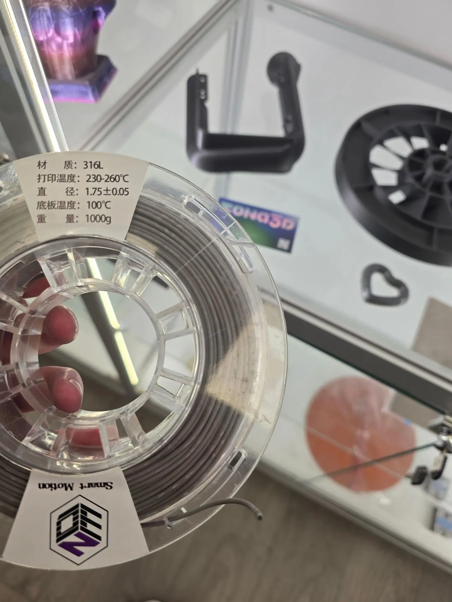 Пластик Z3D металл 95% нержавеющая сталь 316L