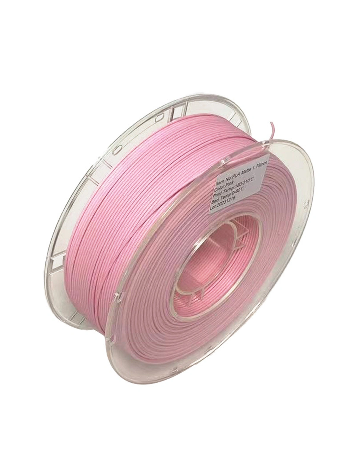 PLA Matte (матовый) пластик Wan розовый 1.75 мм 1 кг