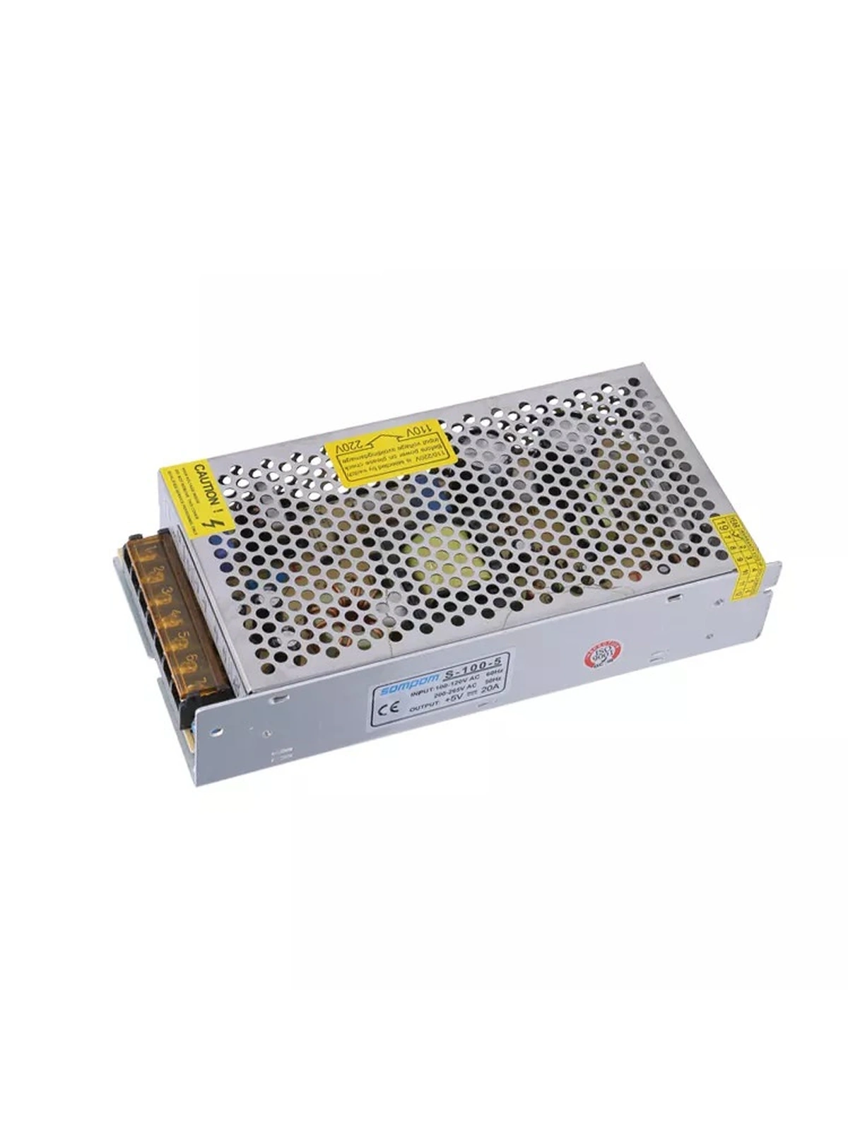 Блок питания 5V 20A 100W, источник питания S-100-5