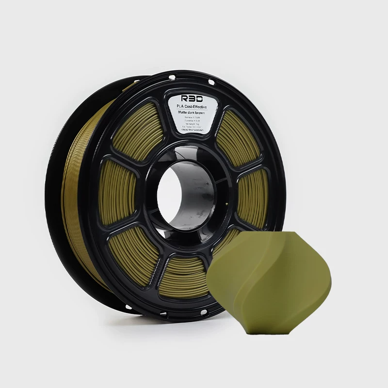 PLA пластик R3D Темно-коричневый Dark brown High-Speed 1.75 мм 1 кг
