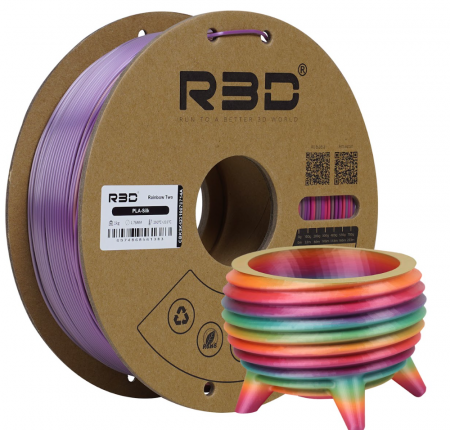 PLA silk Rainbow многоцветный R3D