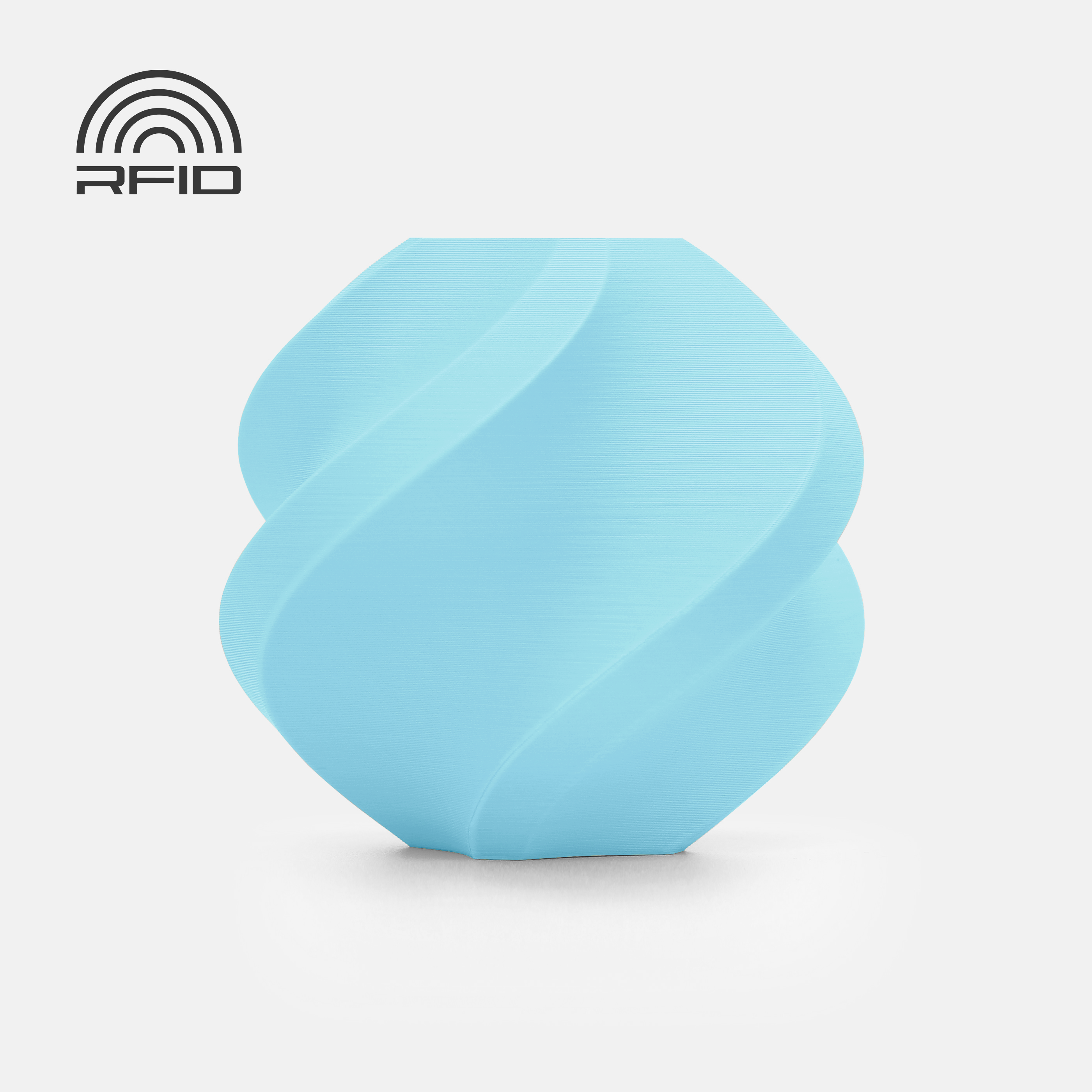 Филамент Bambu Lab PLA Matte RFID (с катушкой) Matte Ice Blue (11601) A01-B4 - 1 кг