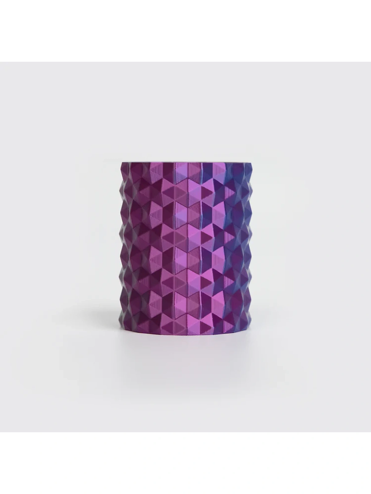 PLA Silk Tri Color пластик Rose red Blue Black Розово-красный синий чёрный R3D 1.75 мм 1 кг