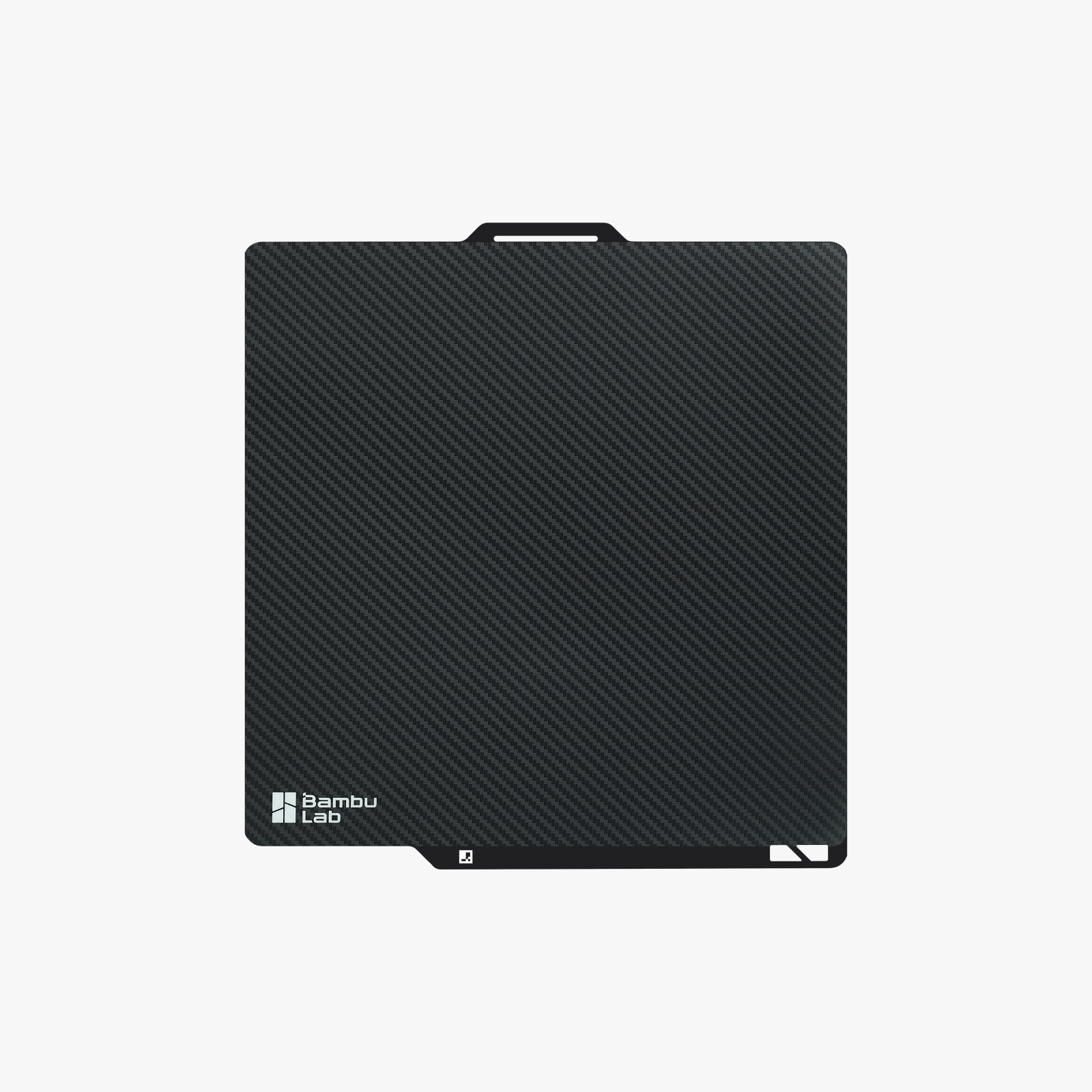 Пластина с 3D-эффектом карбон P1P P1S X1 X1C X1E A1 (1 штука) Bambu Lab Carbon Fiber Surface Plate FAP017-N