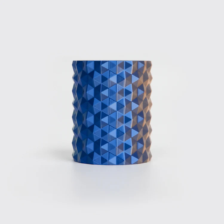 PLA Silk Tri Color пластик Blue Green Orange Синий зелёный оранжевый R3D 1.75 мм 1 кг