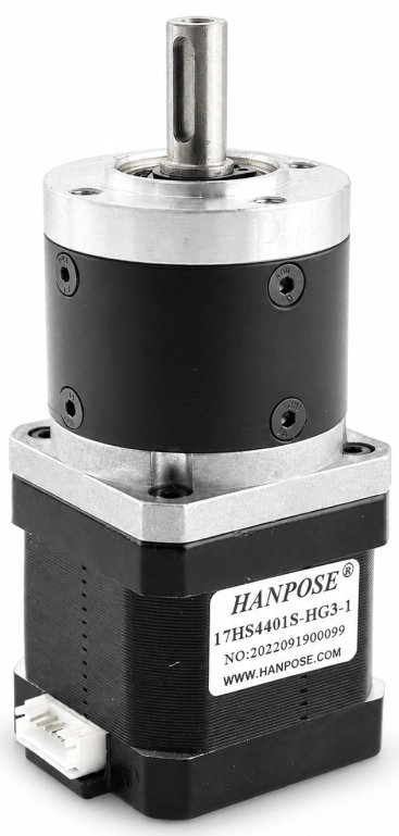 HANPOSE 17HS4401S-HG3-1 с планетарным редуктором, вид со стороны выходного вала